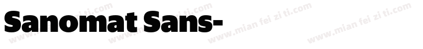 Sanomat Sans字体转换
